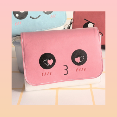 Godot-San Sac kawaii amour cuir français